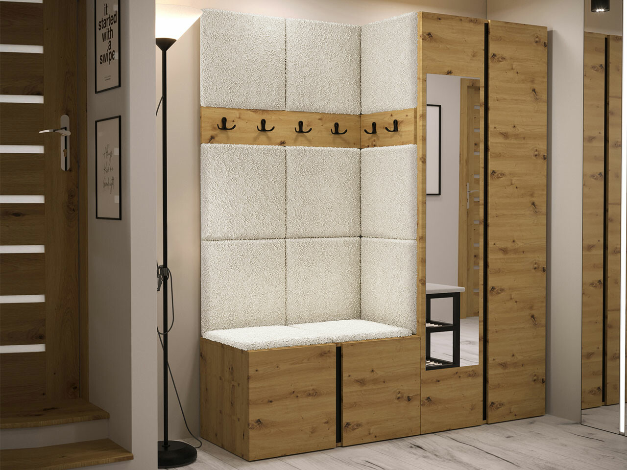 Прихожая Hartford 278 (Artisan дуб)