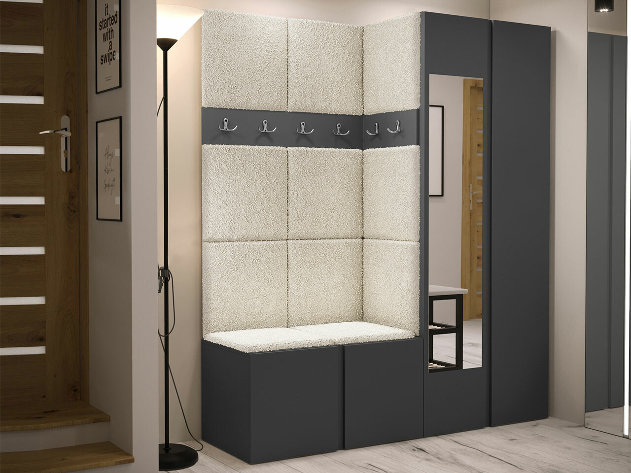 Прихожая Hartford 278 (Графит)