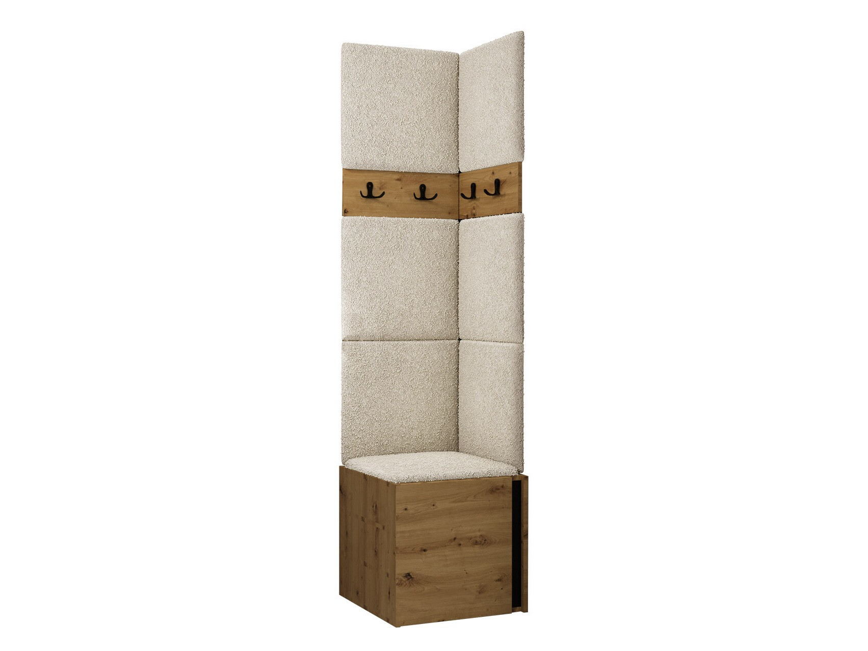 Прихожая Hartford 347 (Artisan дуб + Чёрный)