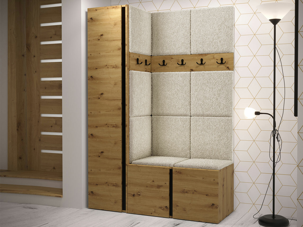 Прихожая Hartford 471 (Artisan дуб)