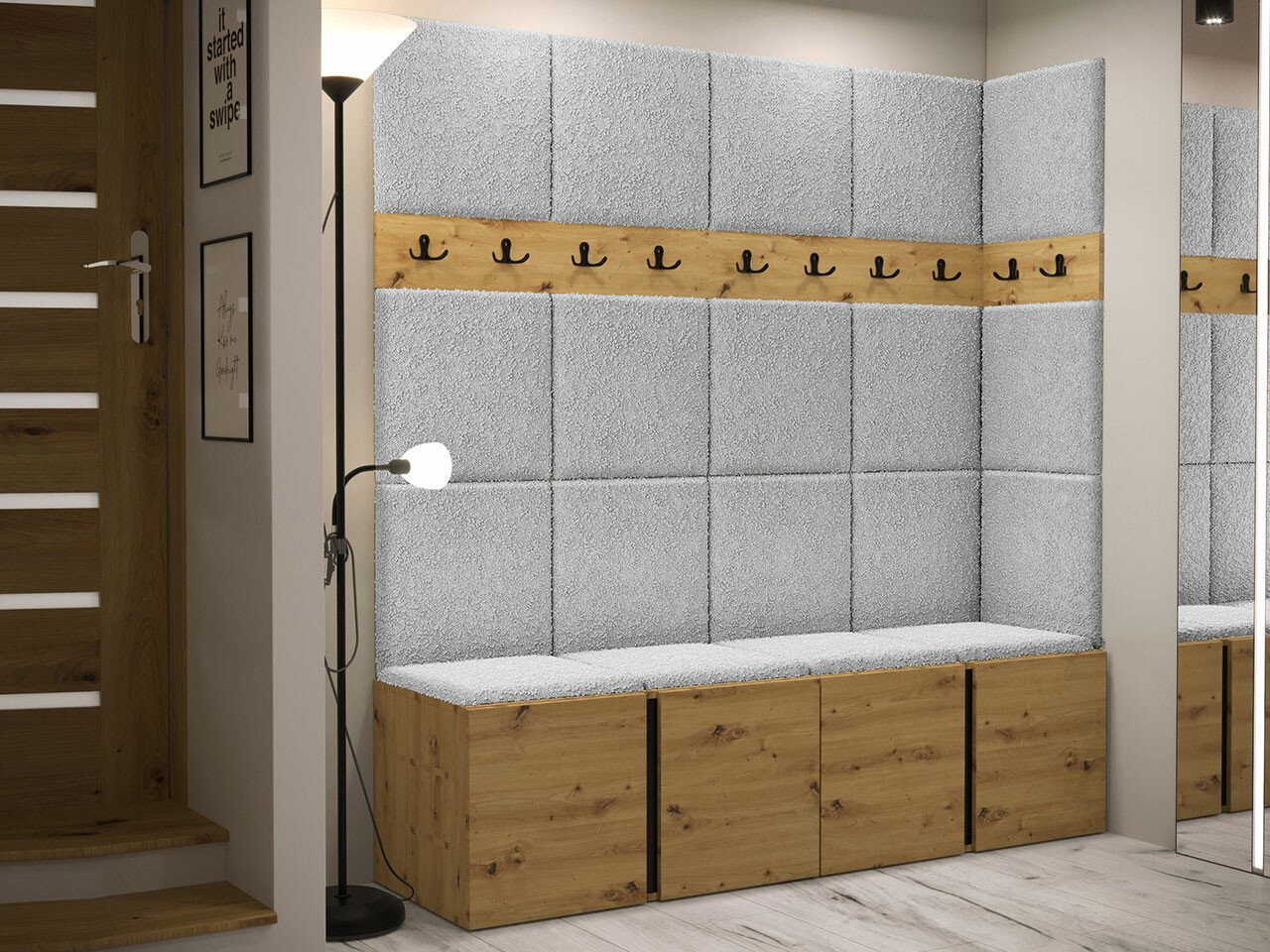 Priekšnama komplekts Hartford 265 (Artisan ozols)