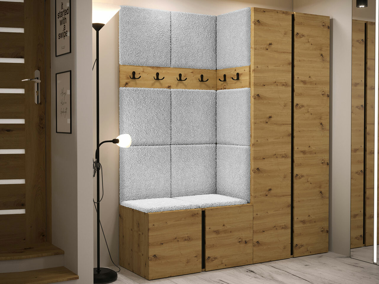 Priekšnama komplekts Hartford 266 (Artisan ozols)