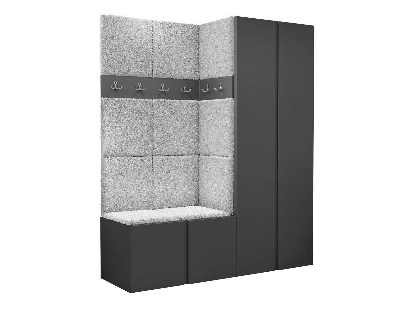 Priekšnama komplekts Hartford 266 (Grafīts)