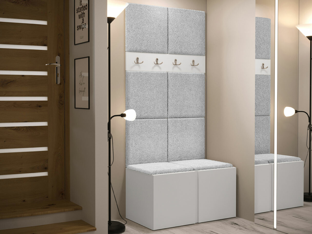 Priekšnama komplekts Hartford 267 (Balts)