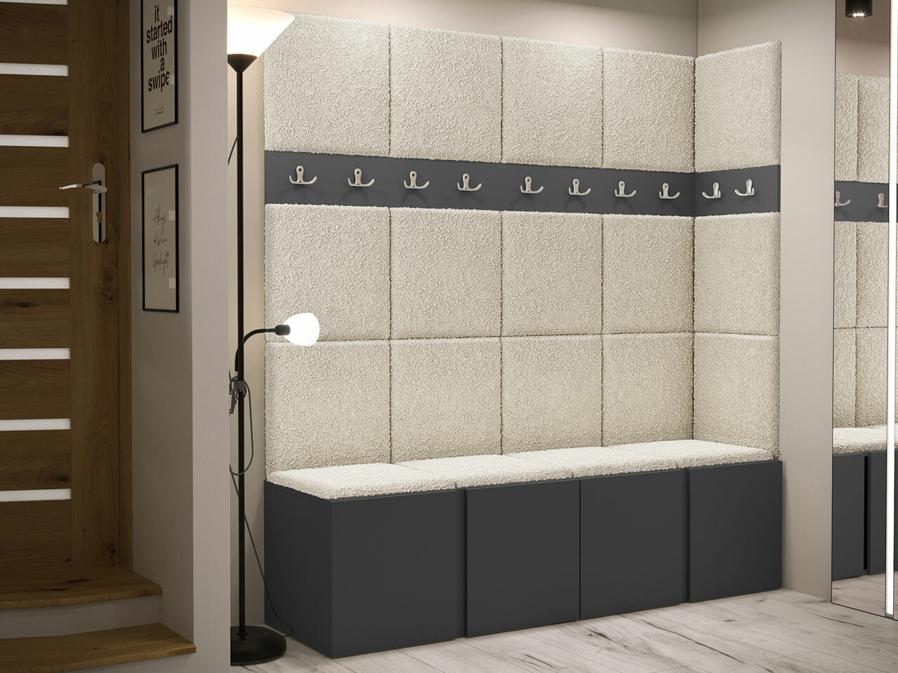 Прихожая Hartford 265 (Графит)