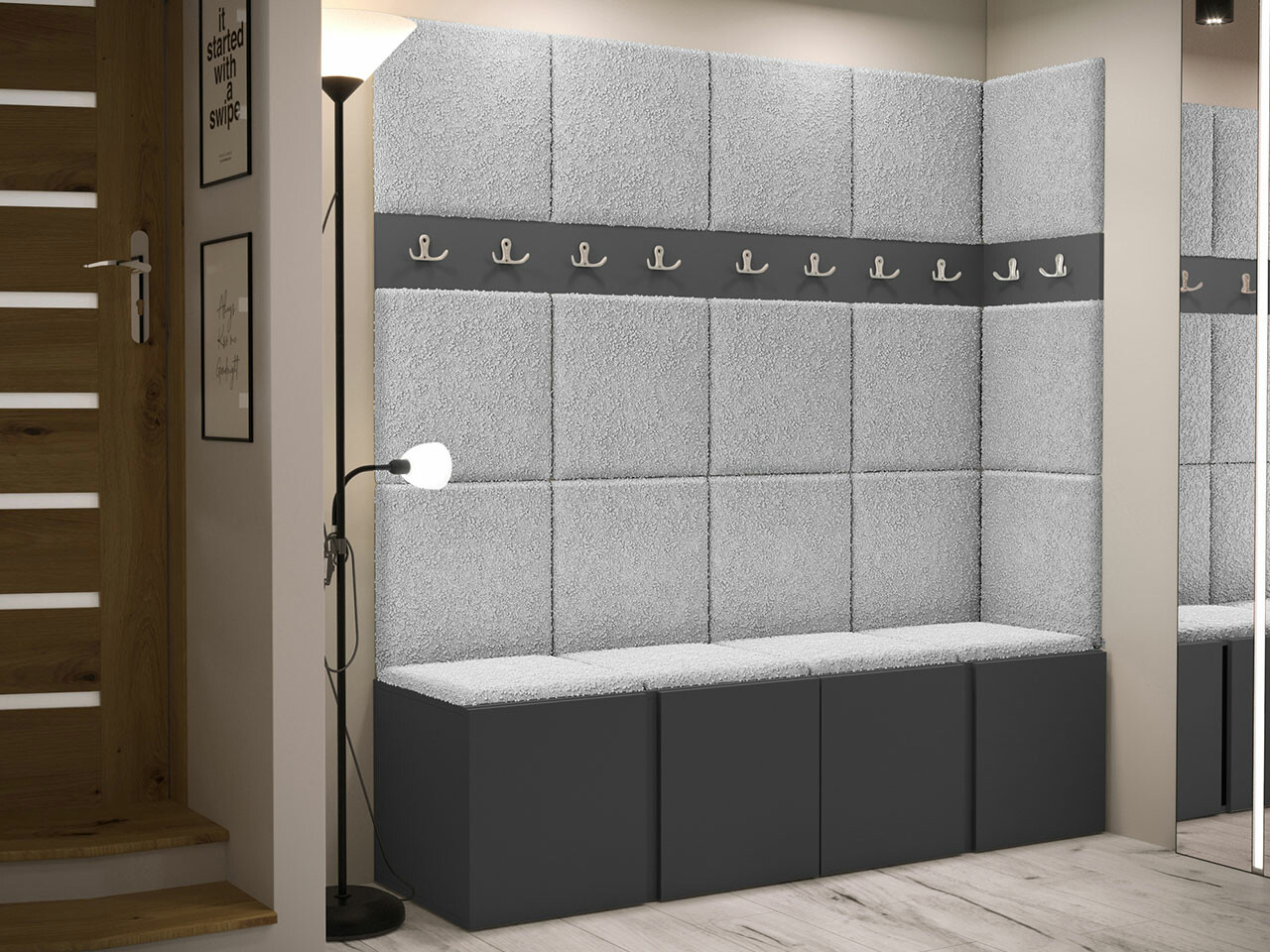 Прихожая Hartford 265 (Графит)