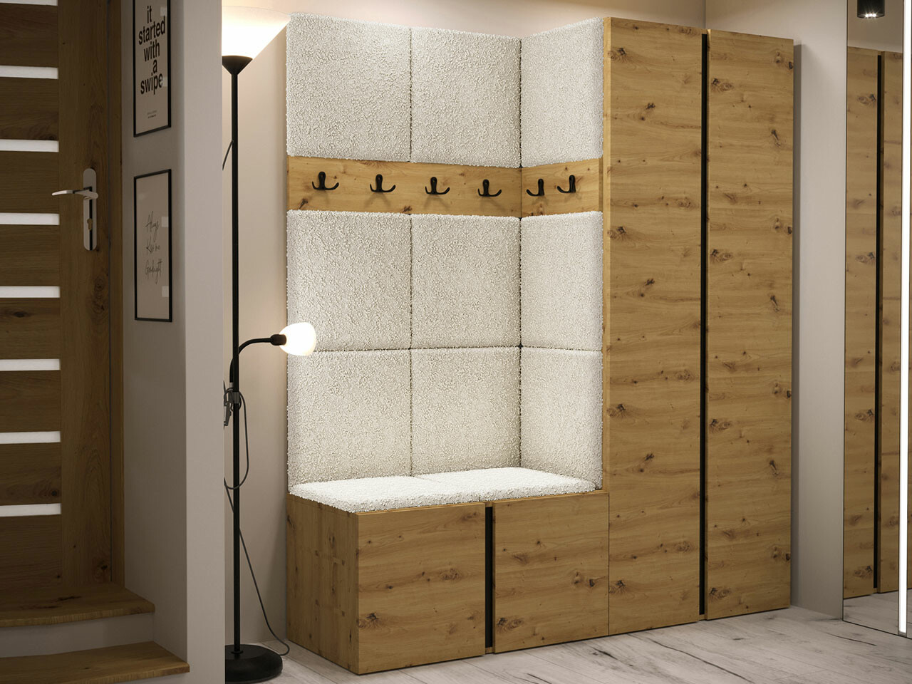 Прихожая Hartford 266 (Artisan дуб)