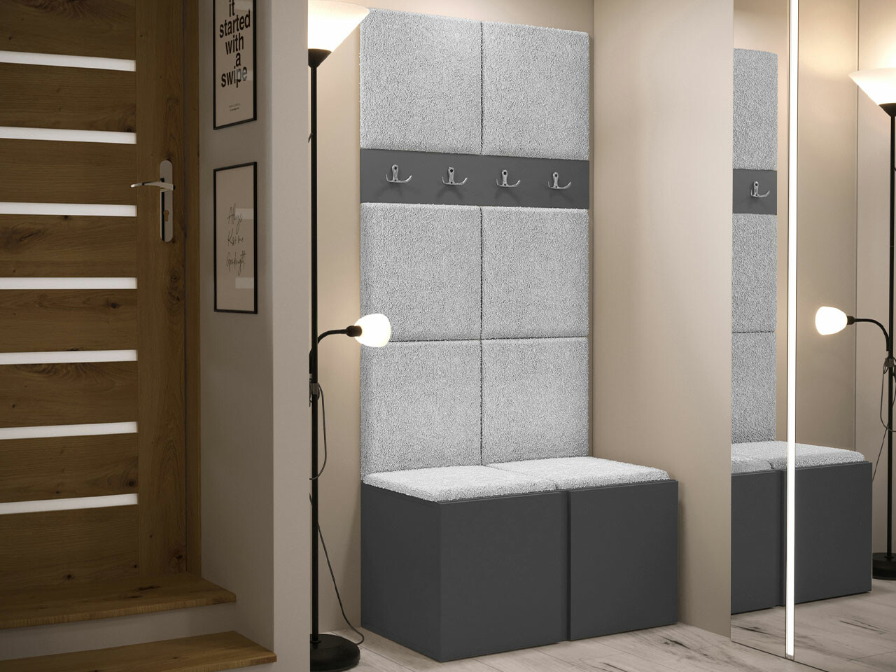 Прихожая Hartford 267 (Графит)