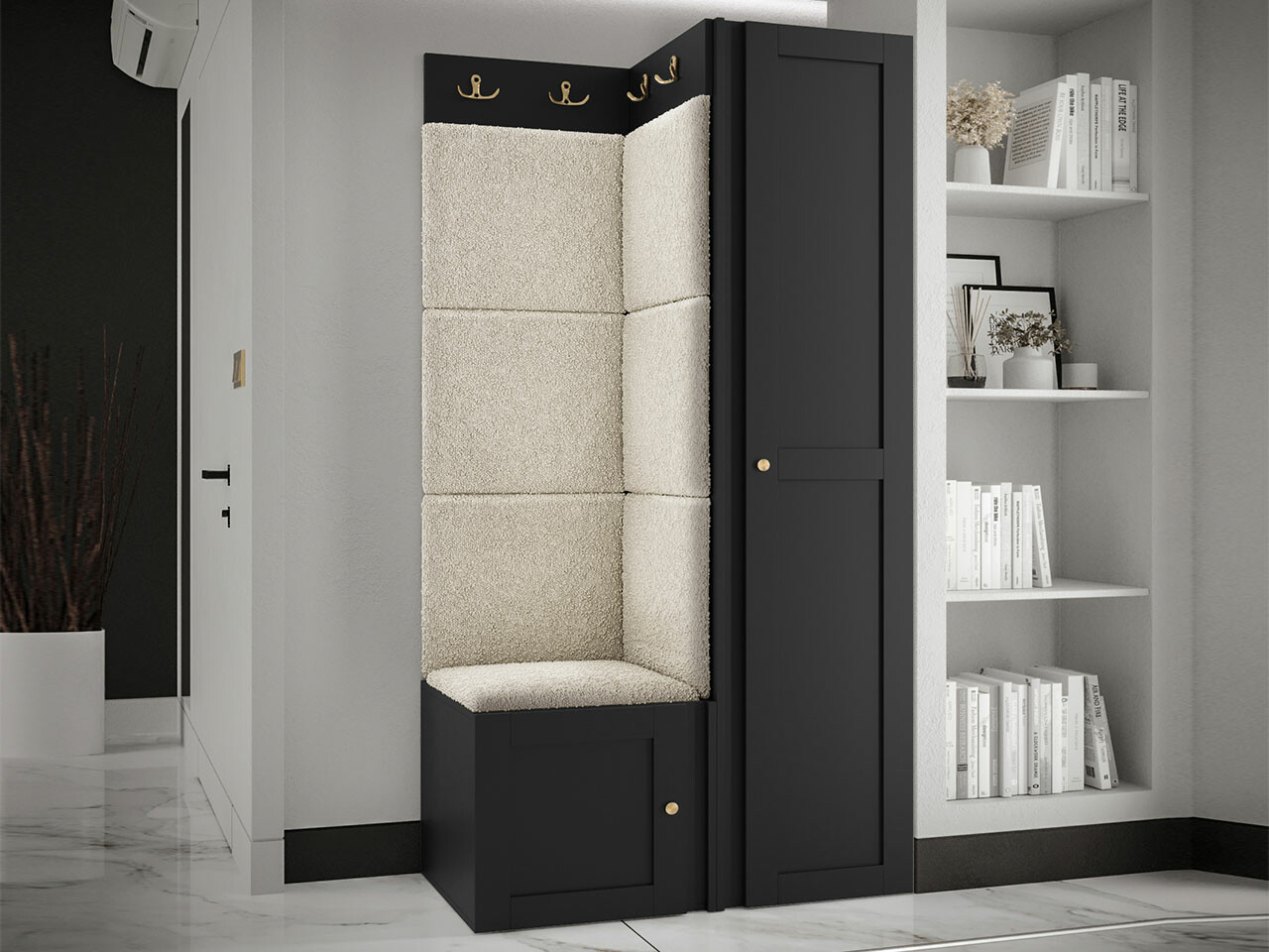 Прихожая Hartford 381 (Чёрный)