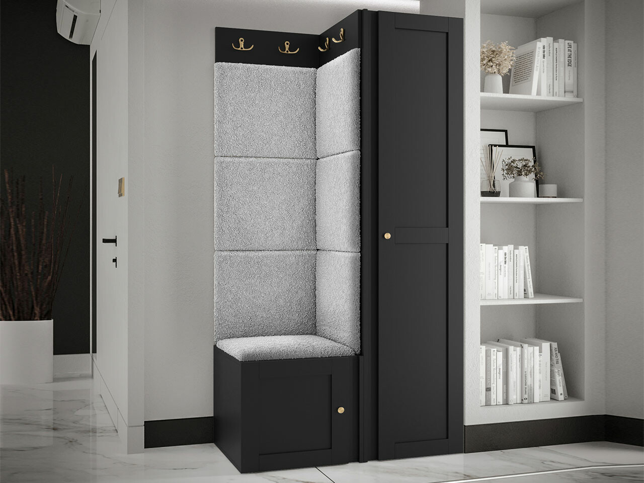 Прихожая Hartford 381 (Чёрный)