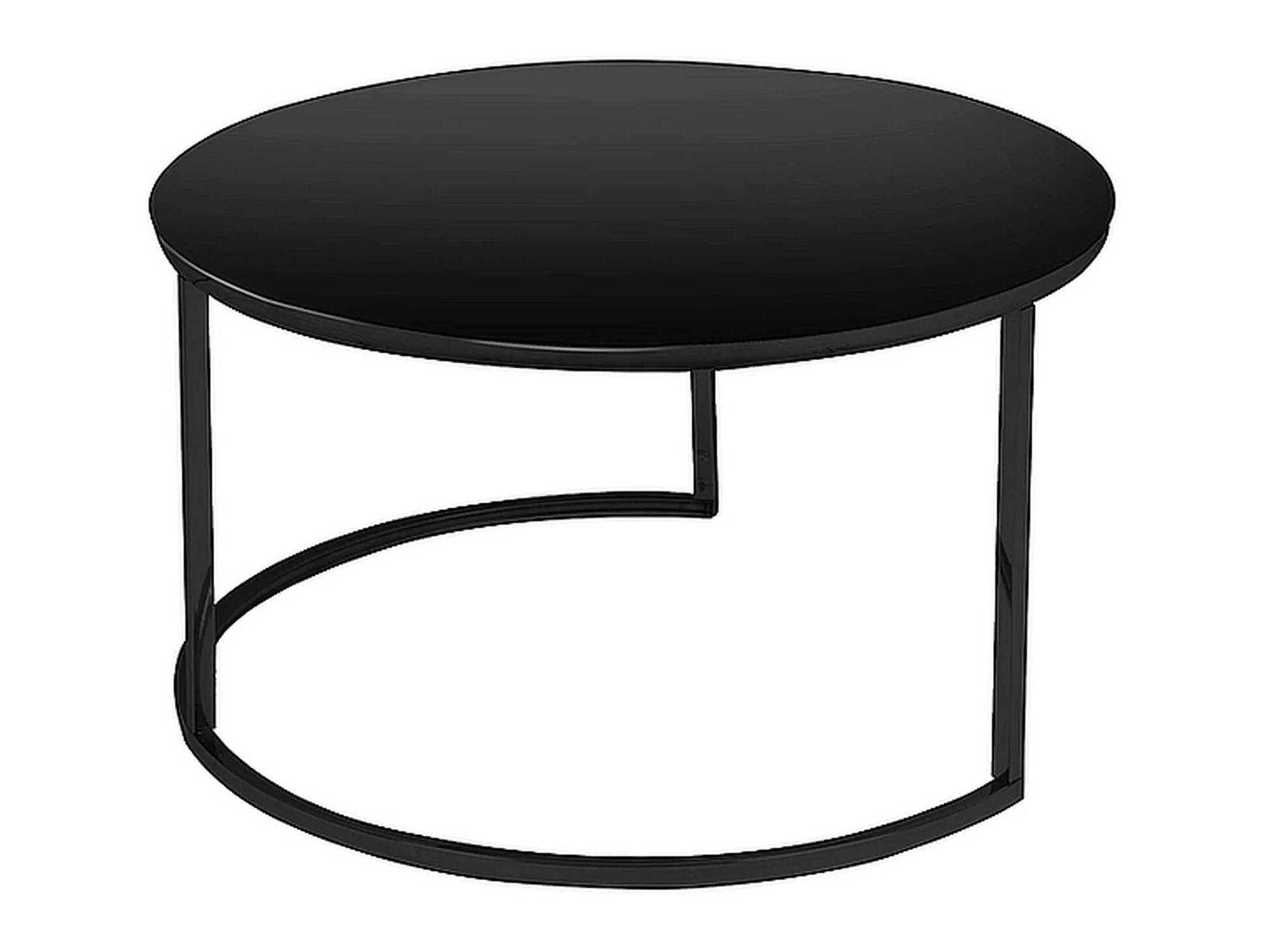 Žurnālu galdiņu komplekts Detroit 494 (Melns)