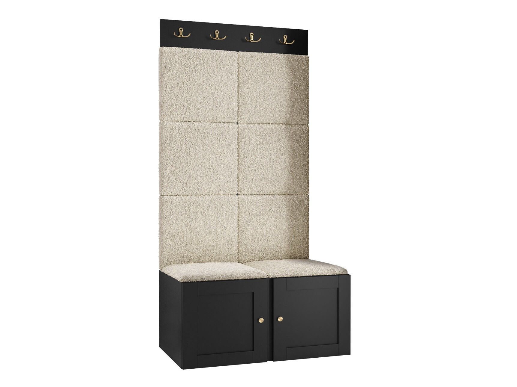 Priekšnama komplekts Hartford 375 (Melns)