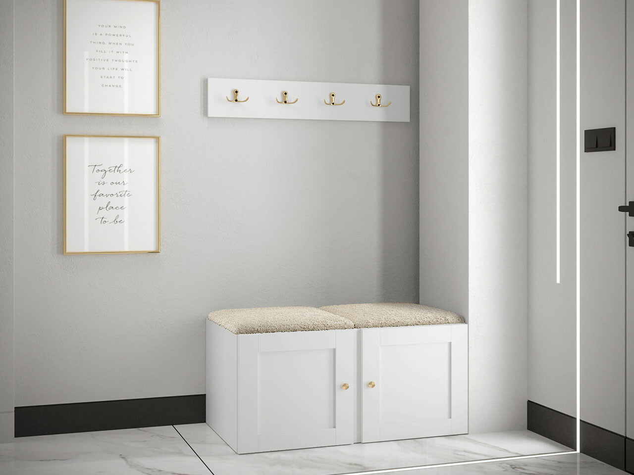 Прихожая Hartford 376 (Чёрный)