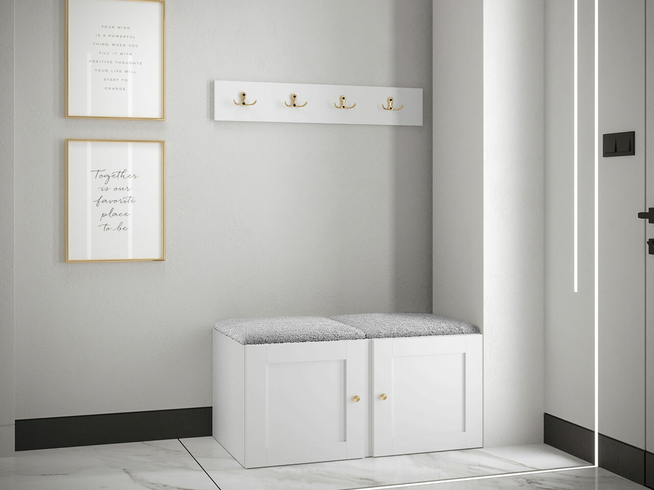 Прихожая Hartford 376 (Чёрный)