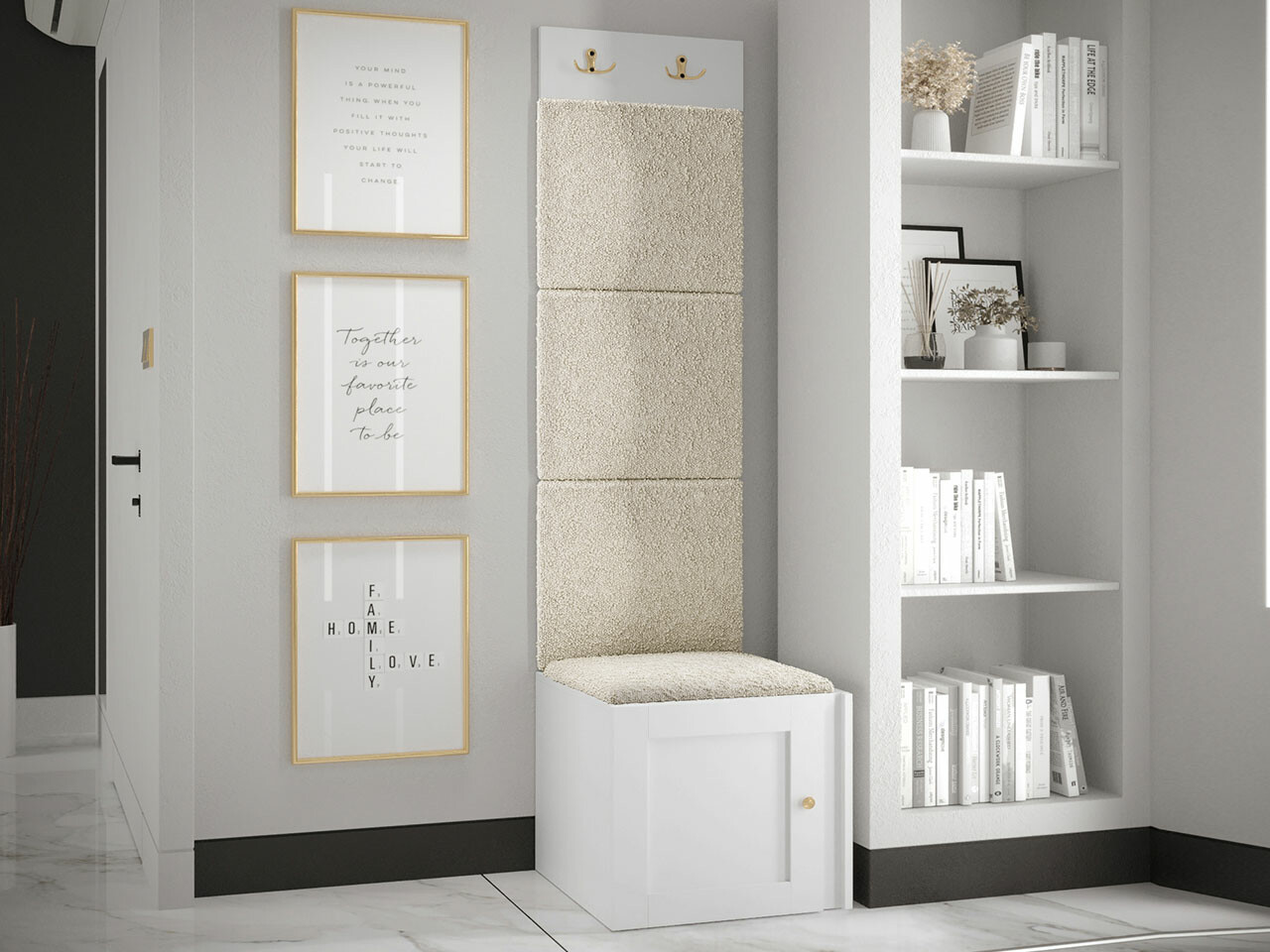 Прихожая Hartford 378 (Белый)