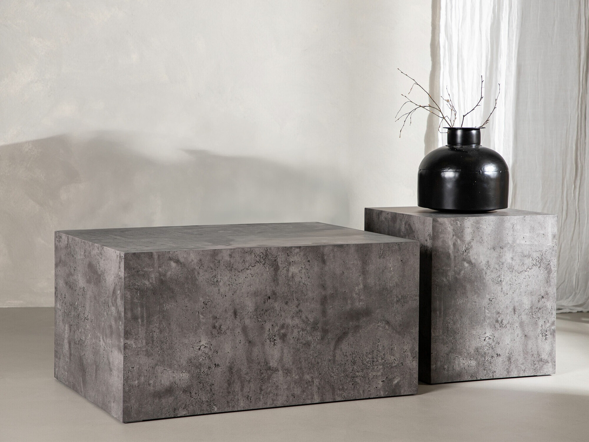 Žurnālu galdiņu komplekts Dallas 4539 (Pelēks)