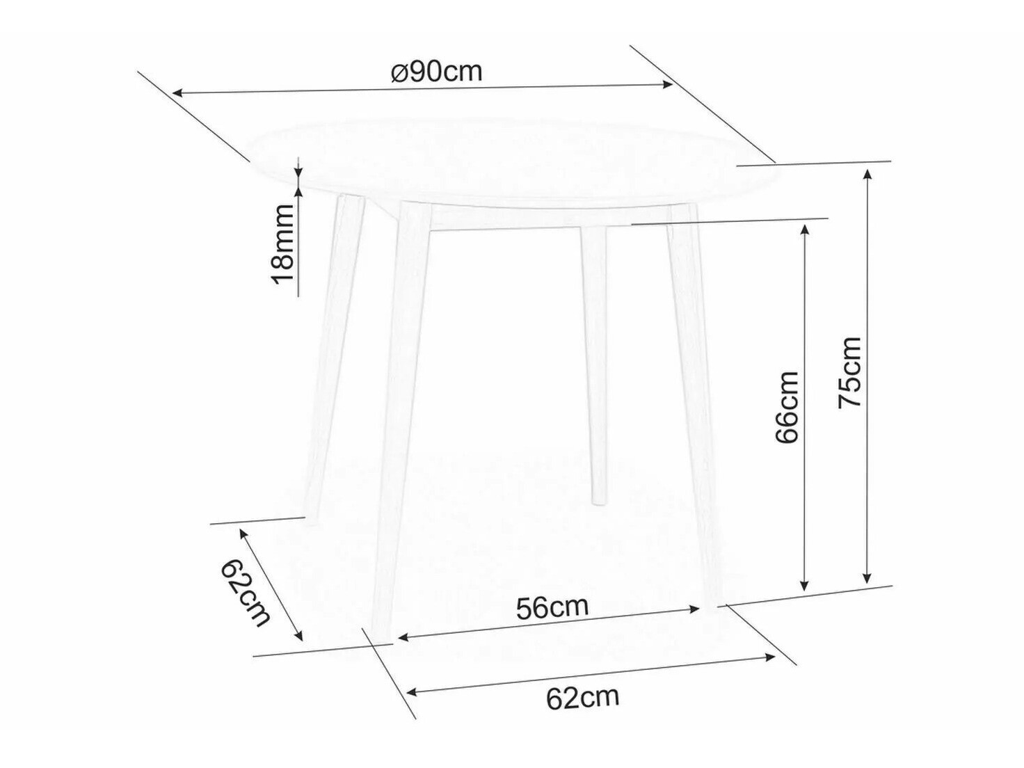 Cтол Detroit 641 (Белый)