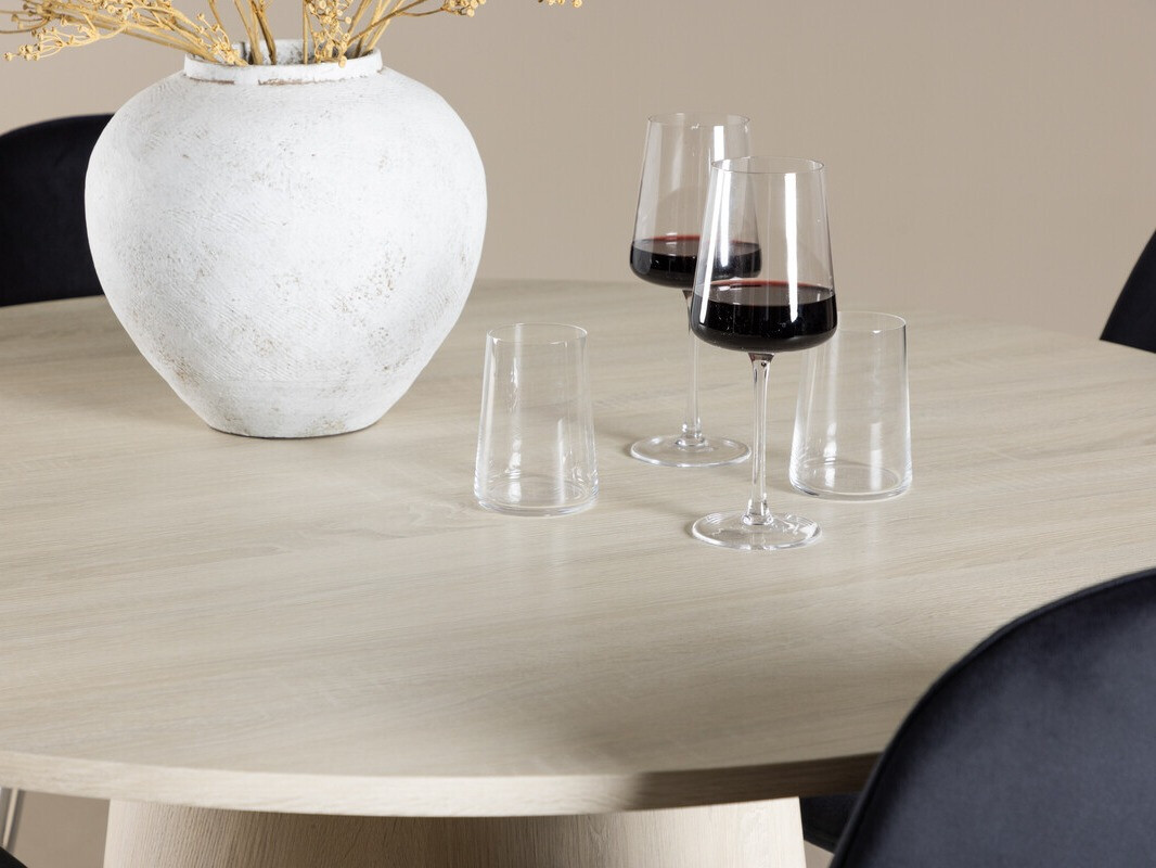 Ēdamistabas komplekts Dallas 4556 (Melns + Sudraba)