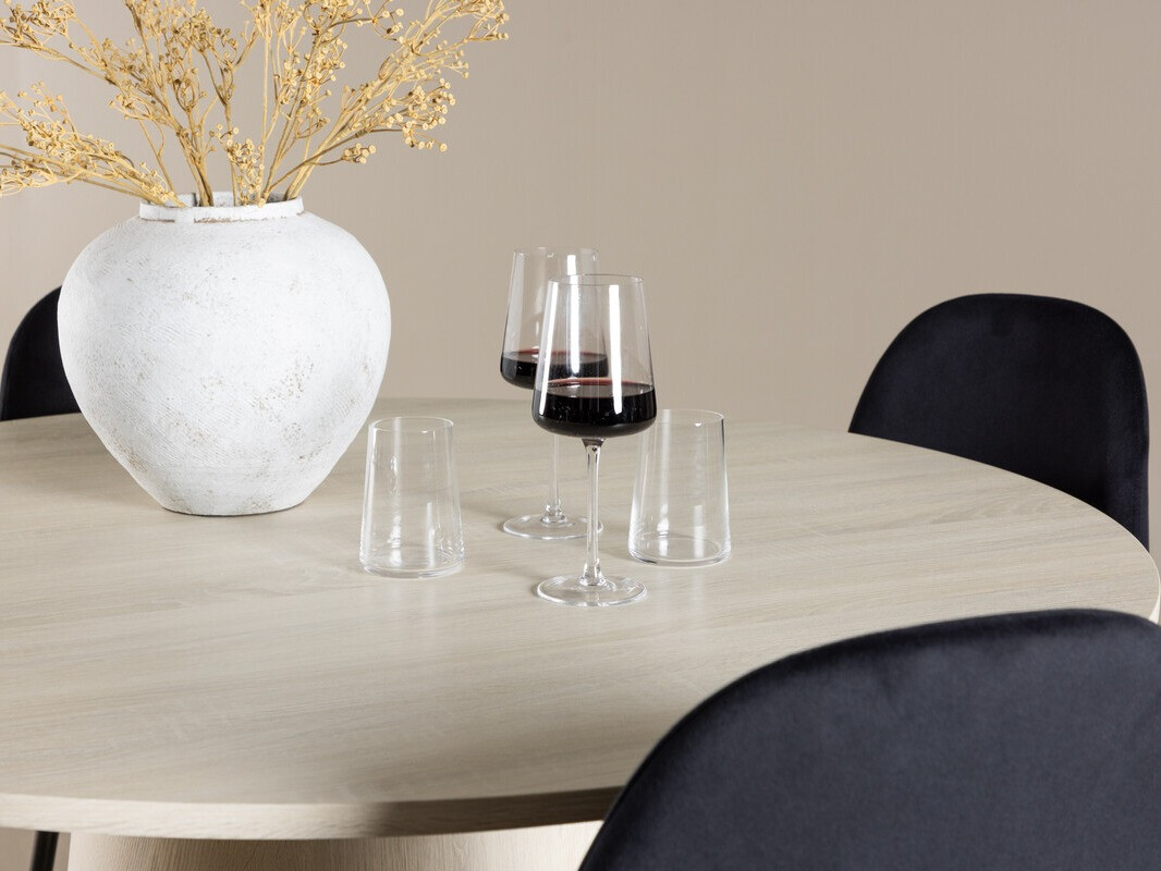 Ēdamistabas komplekts Dallas 4556 (Melns)