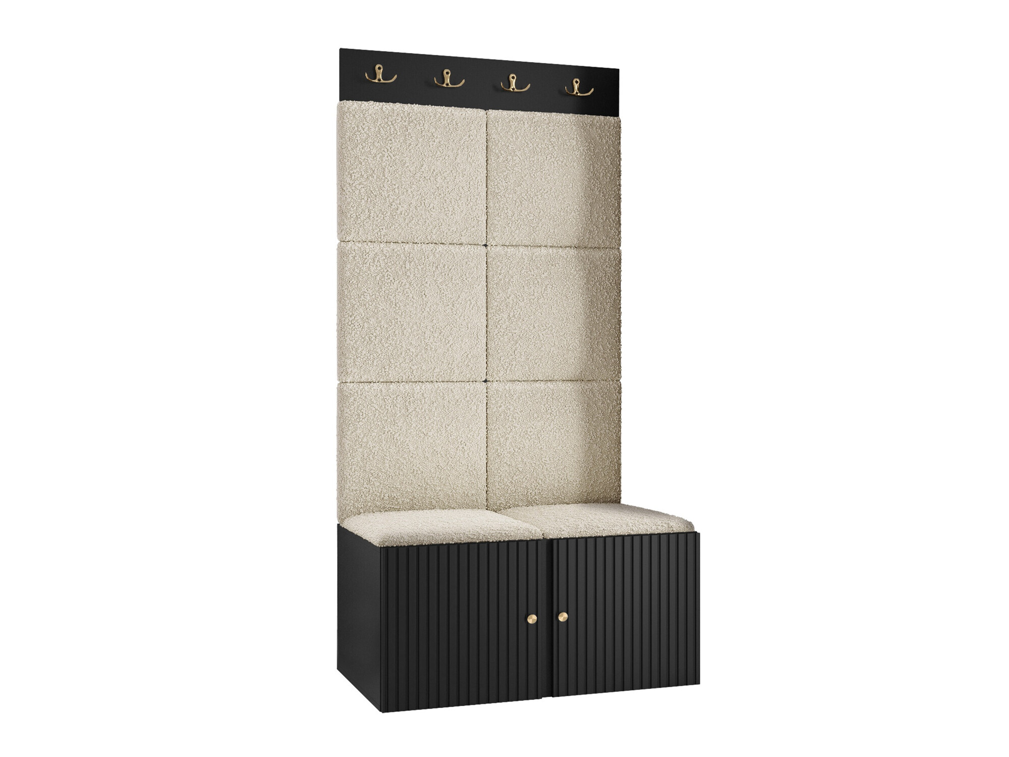 Priekšnama komplekts Hartford 383 (Melns)