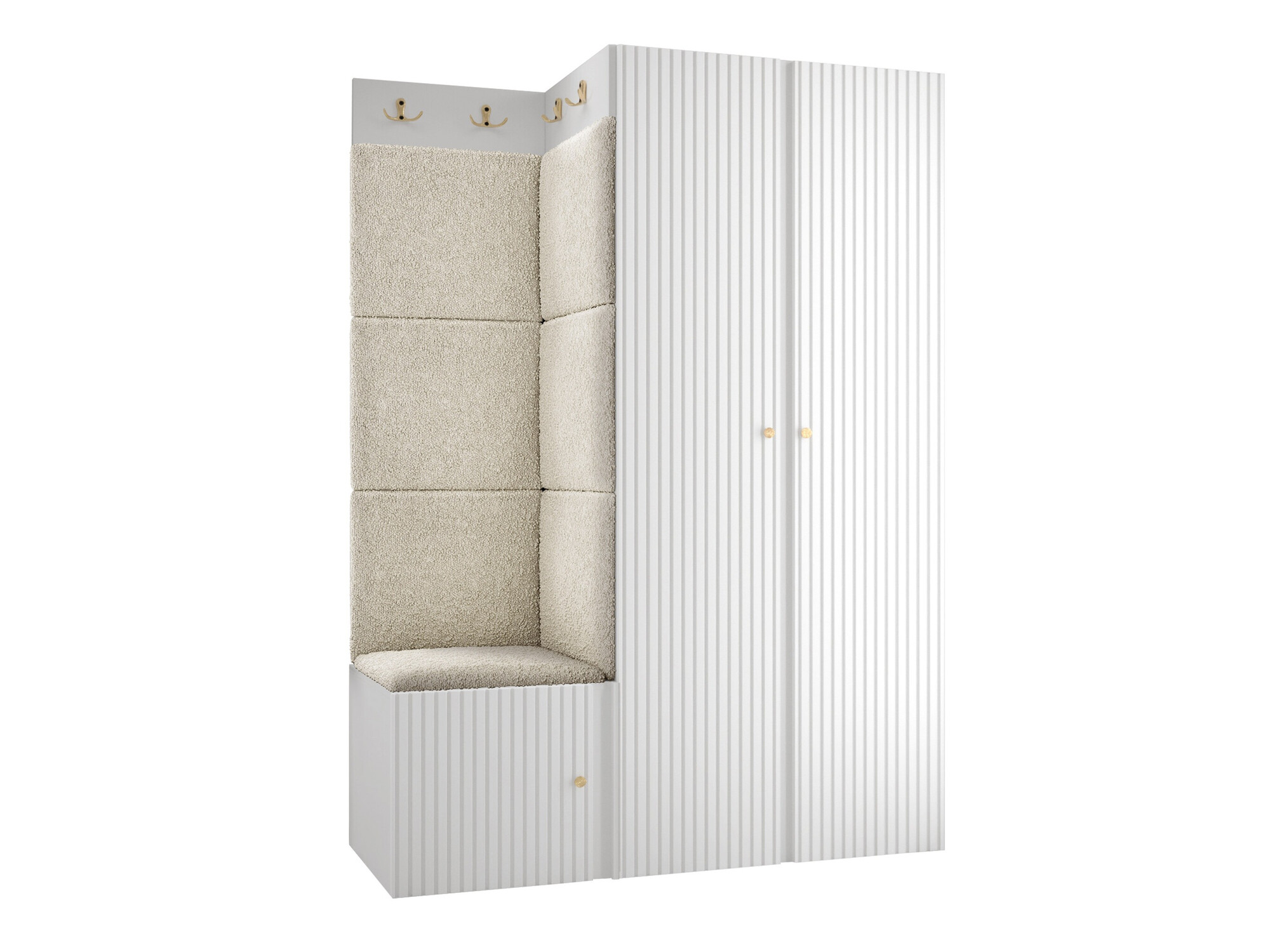 Priekšnama komplekts Hartford 387 (Balts)