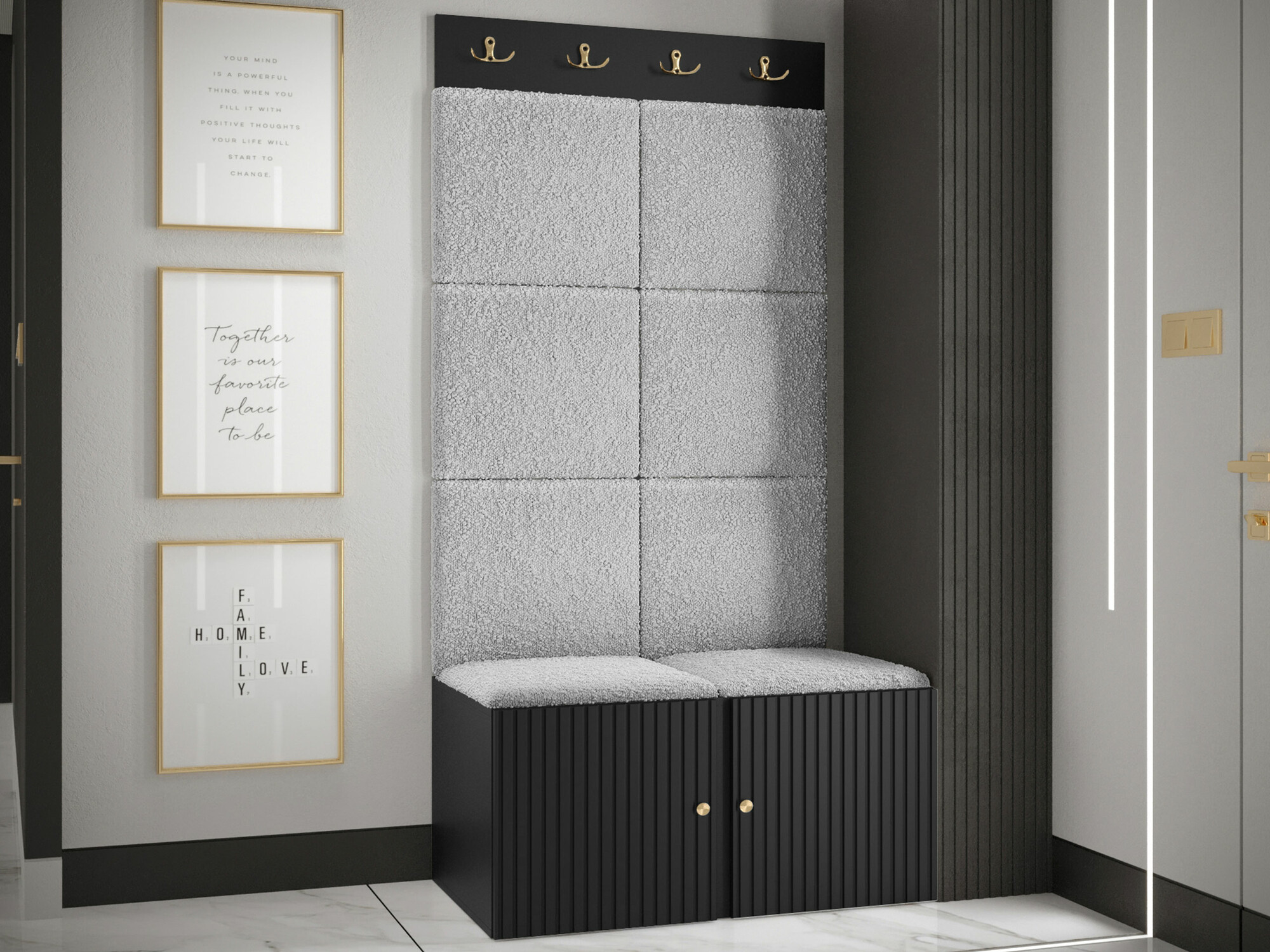 Прихожая Hartford 383 (Чёрный)