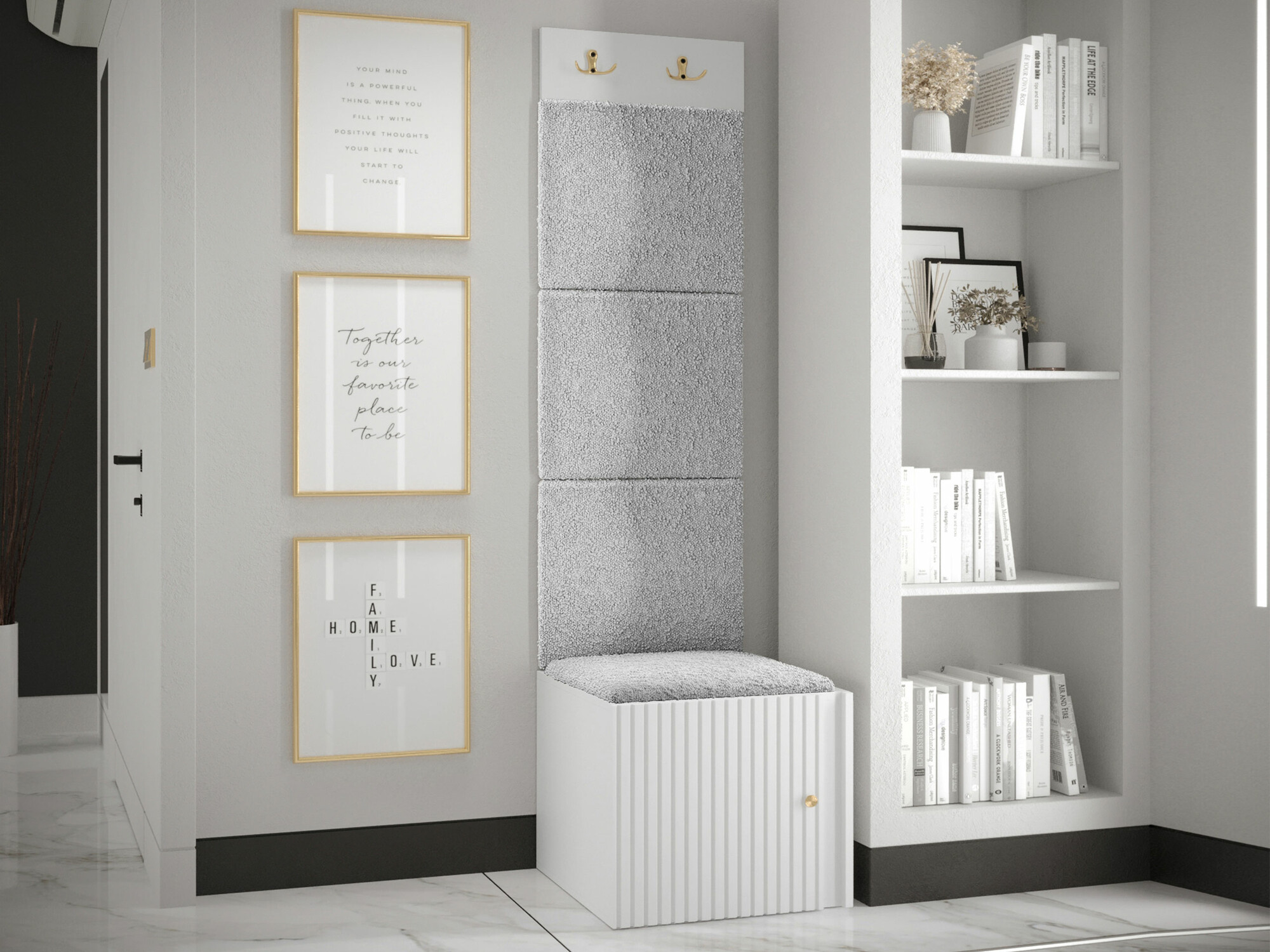 Прихожая Hartford 386 (Белый)