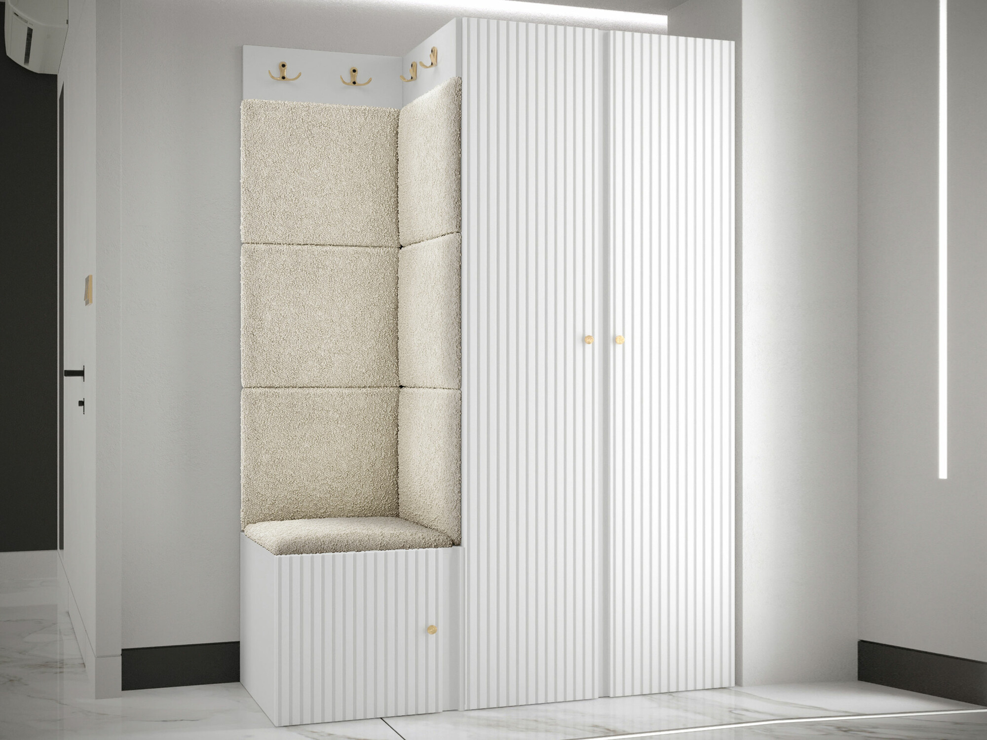 Прихожая Hartford 387 (Белый)