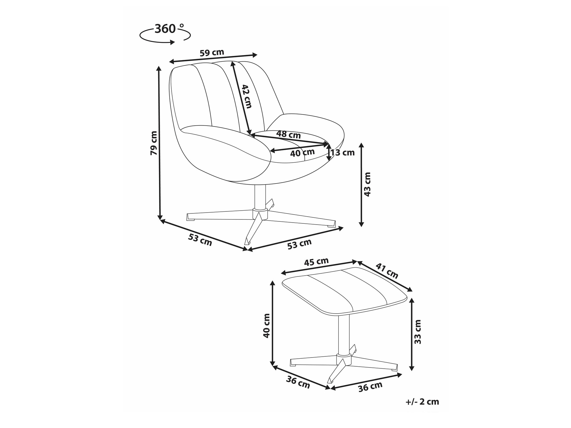 Krēsls Berwyn 2222 (Bēšs)