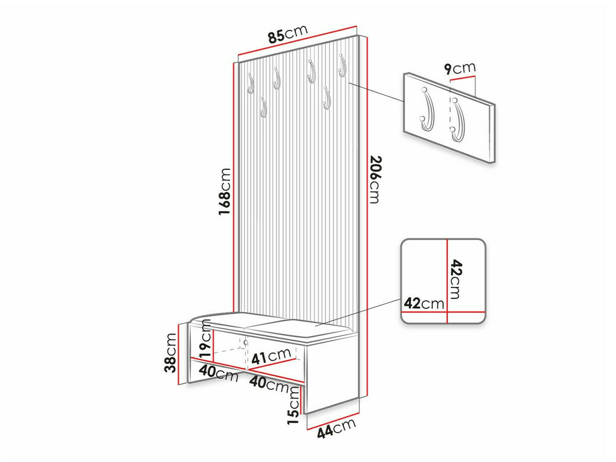 Priekšnama komplekts Hartford 321 (Abriamo 6)