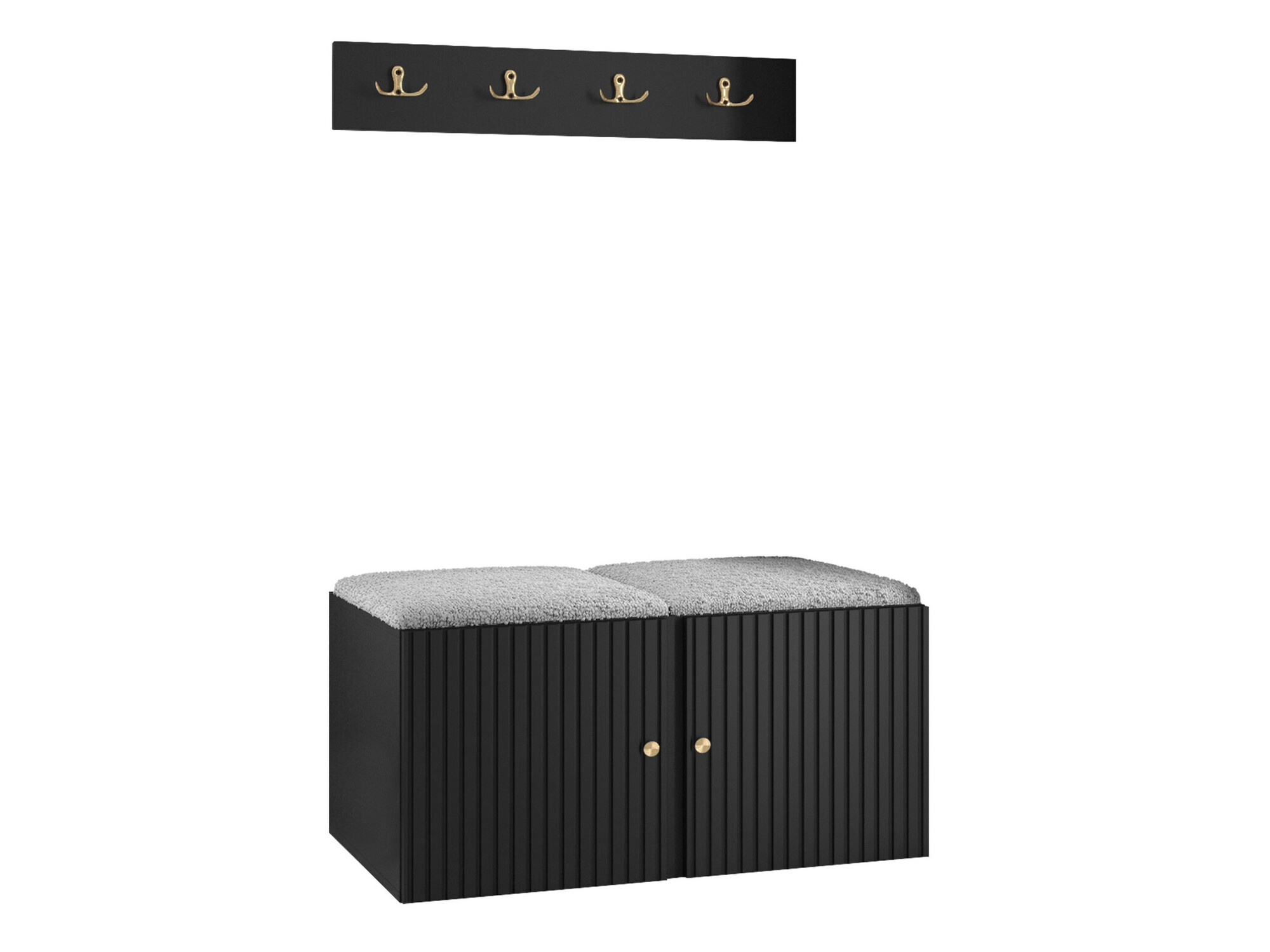 Priekšnama komplekts Hartford 384 (Melns)