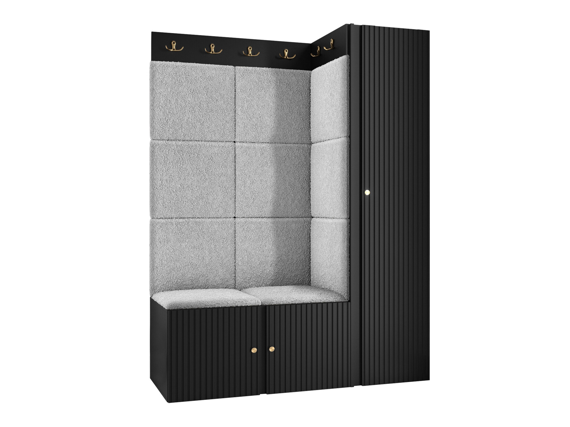 Priekšnama komplekts Hartford 385 (Melns)