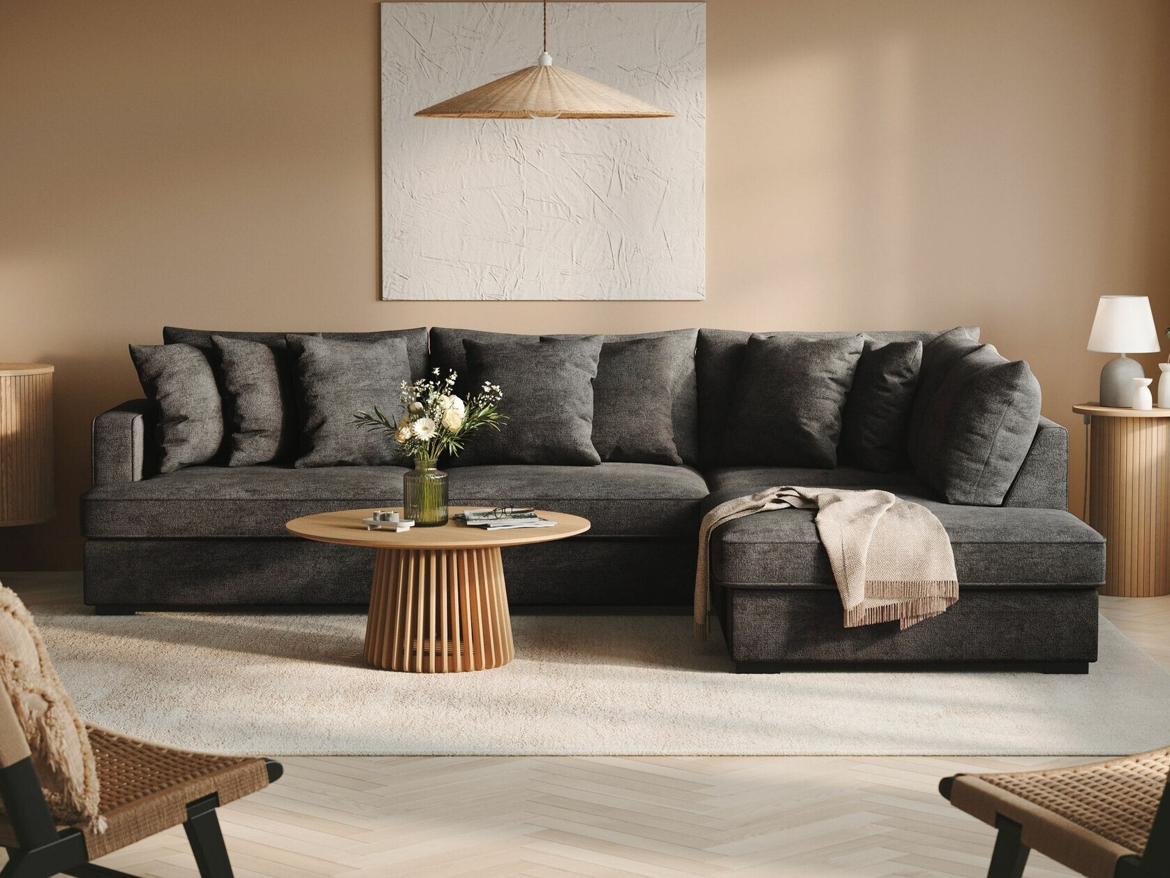 Угловой диван Tivsoe 102 (Trenza 01)