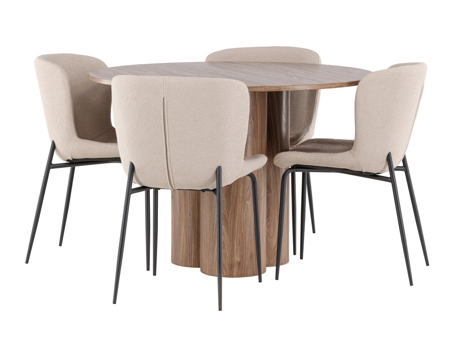 Ēdamistabas komplekts Dallas 4562 (Brūns)