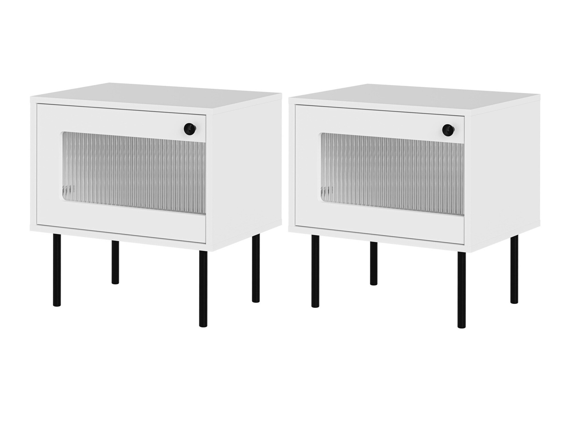 Комплект прикроватных тумбочек Feletri 107 (Белый)