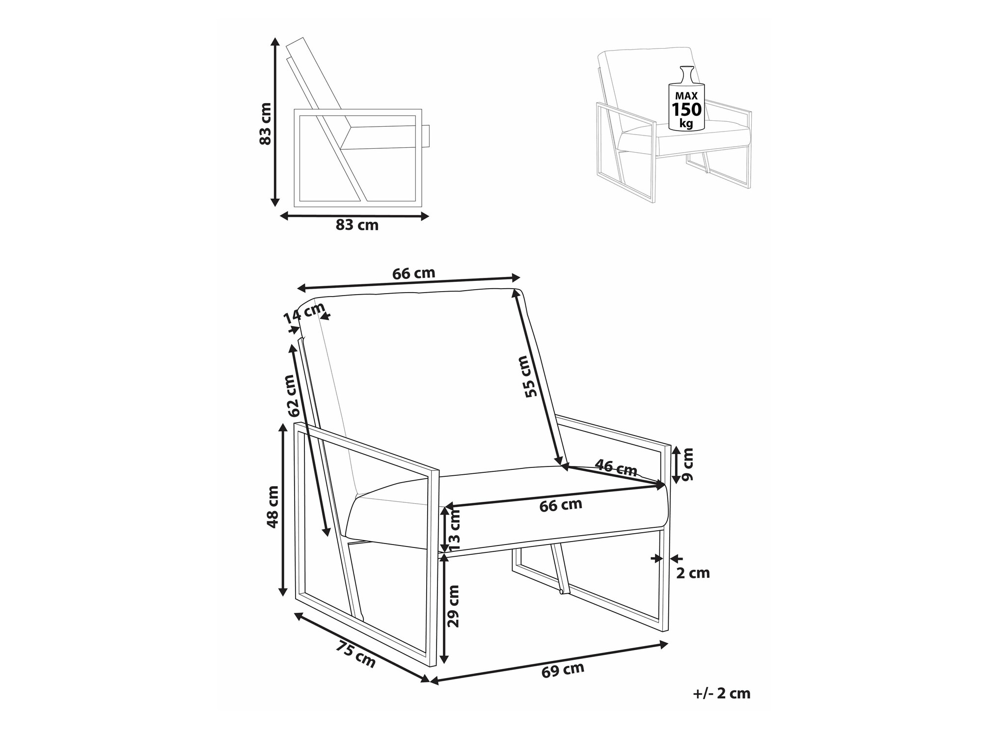 Krēsls Berwyn 1755 (Tirkīzs)