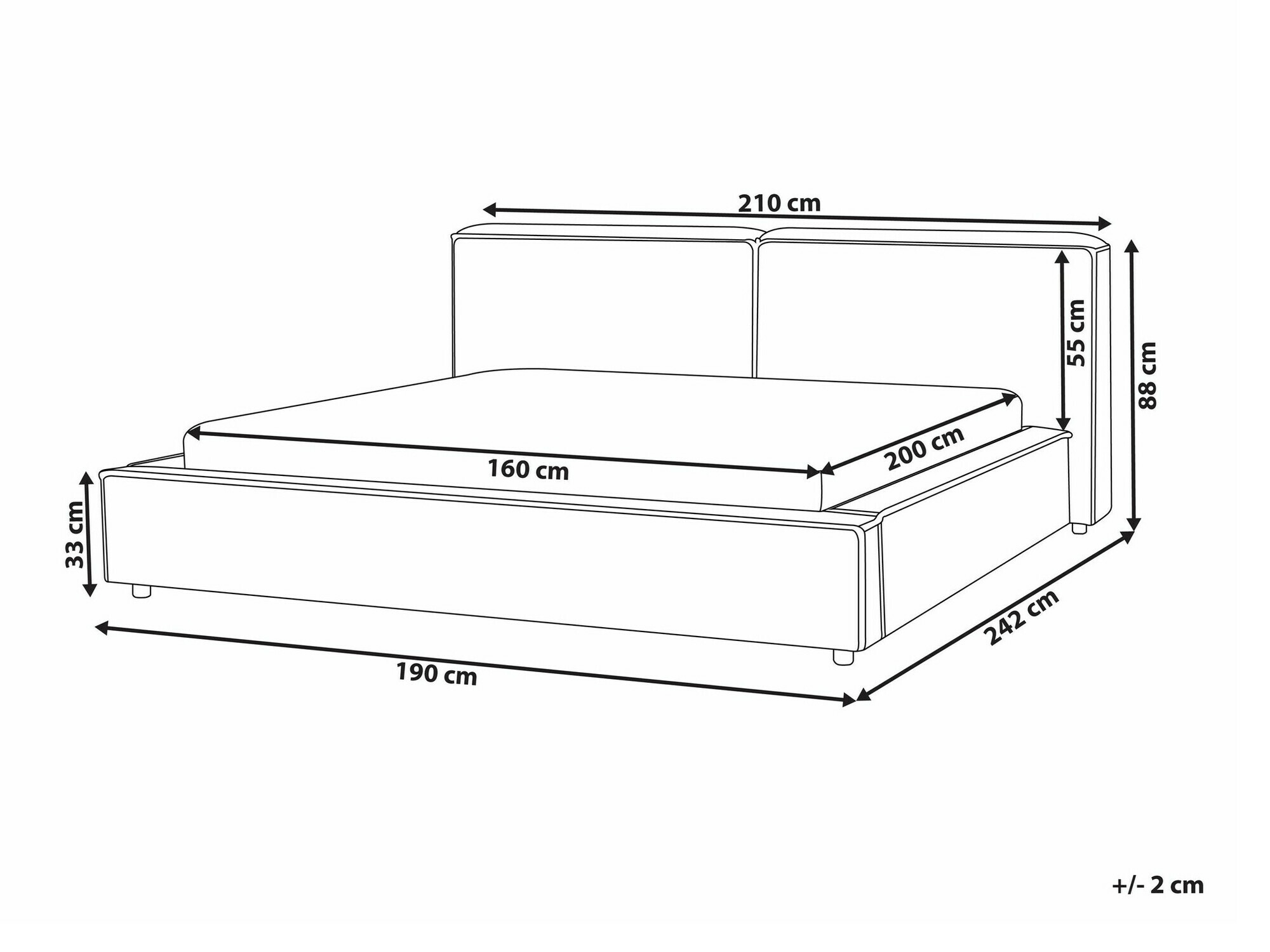 Кровать Berwyn 649 (Белый)