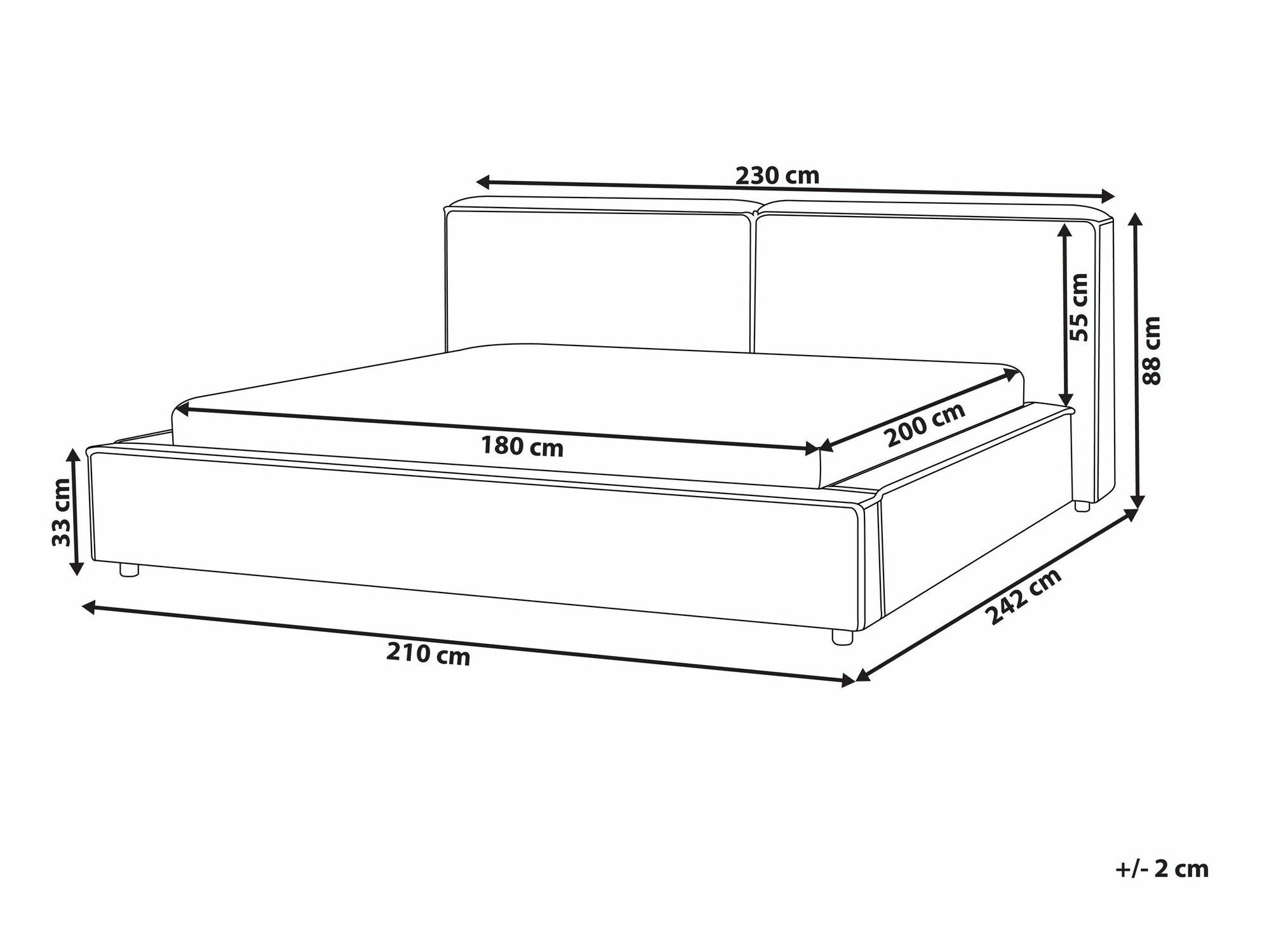 Кровать Berwyn 649 (Белый)