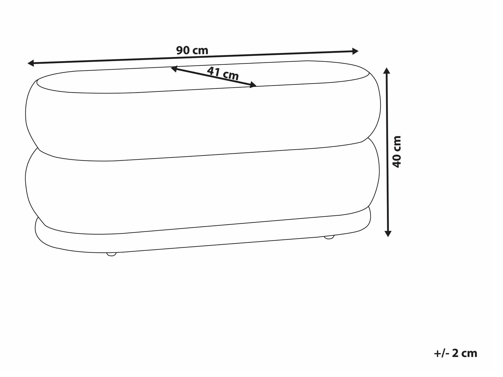 Mīkstais sols Berwyn 2226 (Balts)