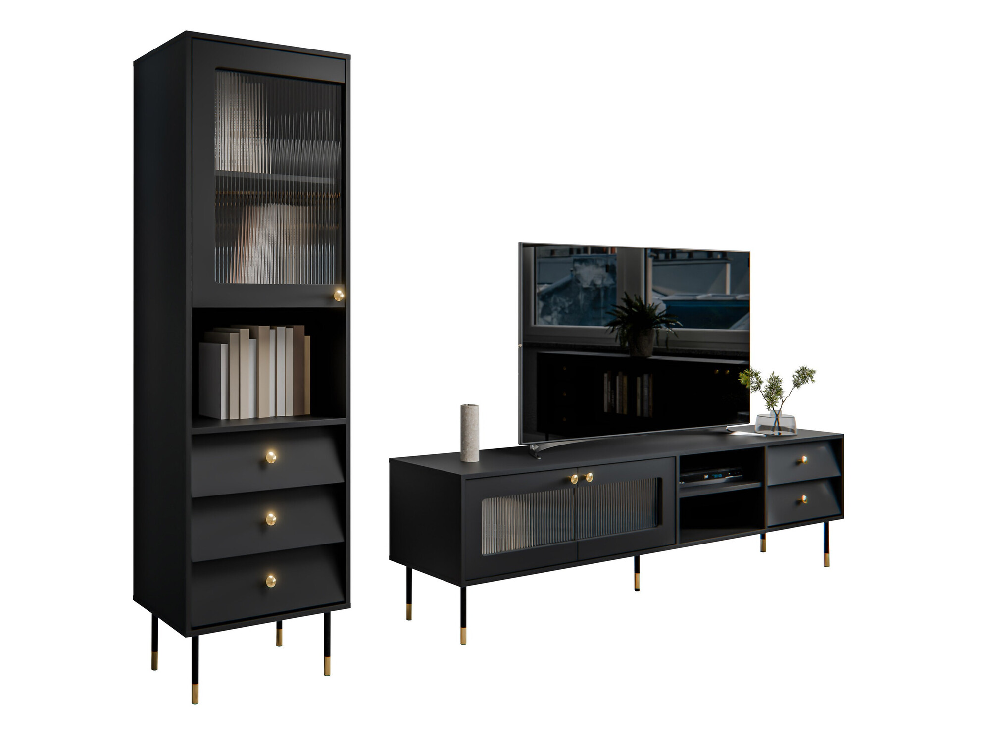 Набор для гостиной Feletri 109 (Чёрный)