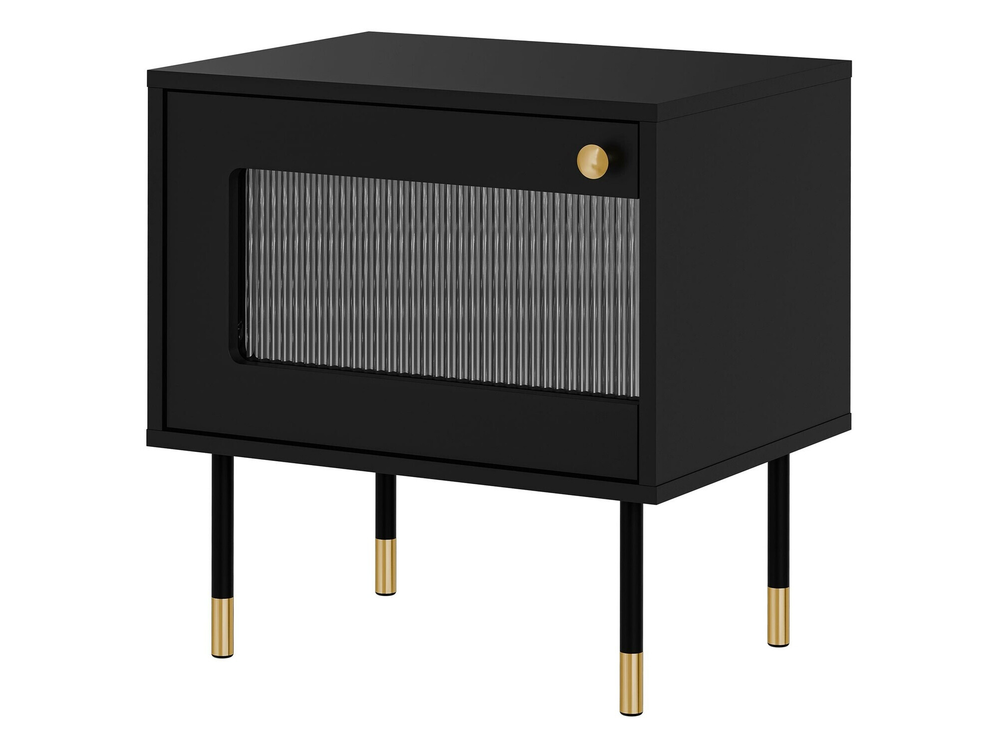 Naktsgaldiņu komplekts Feletri 107 (Melns)