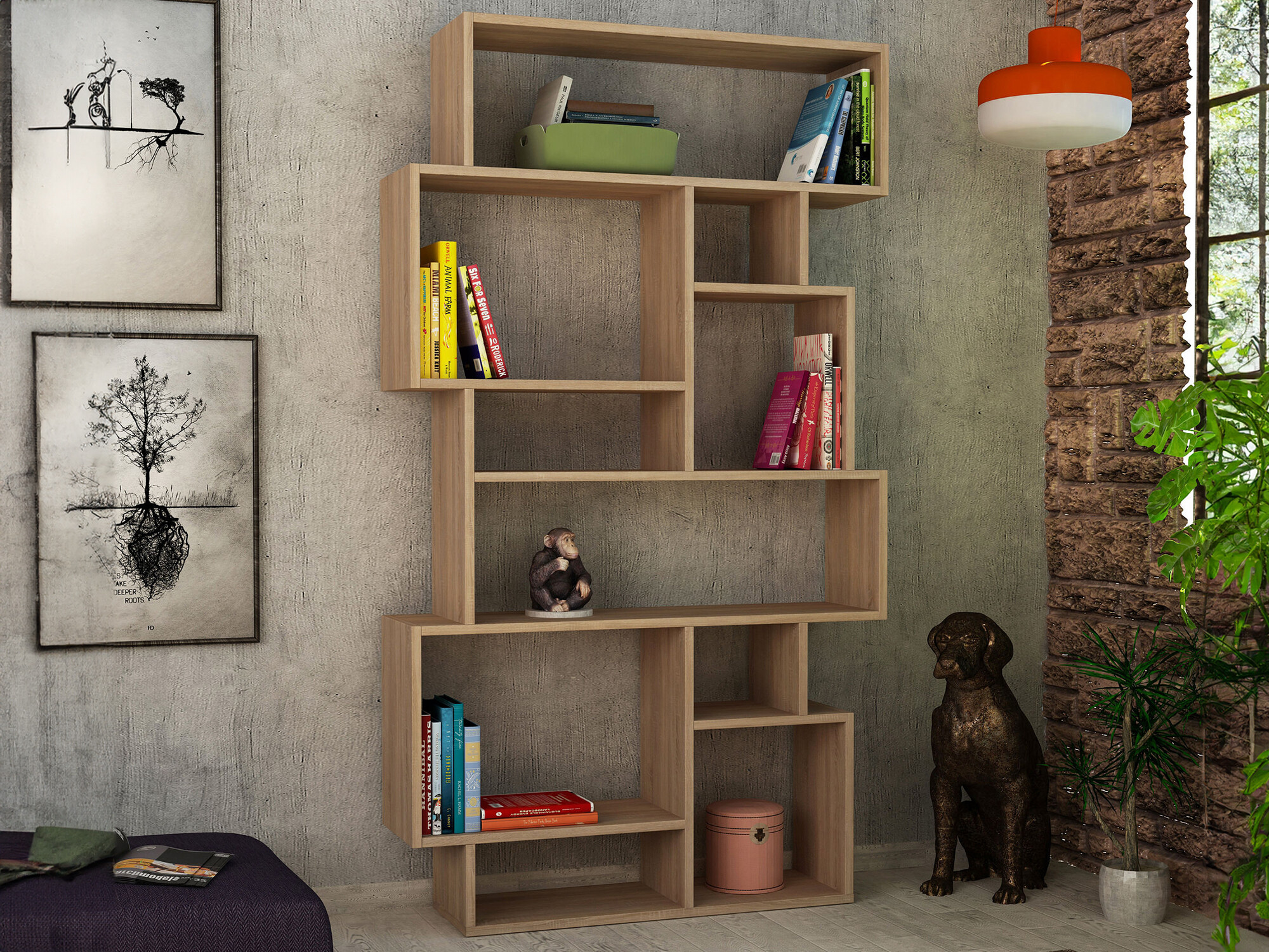 Plaukts Kailua 1080 (Sonomas ozols)