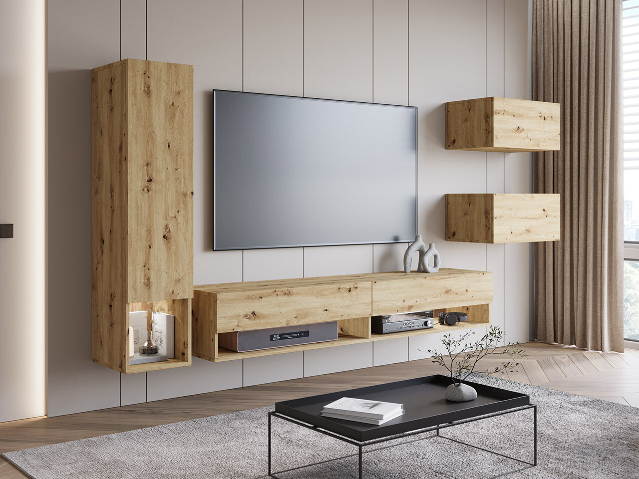 Набор для гостиной Sarasota 124 (Artisan дуб)