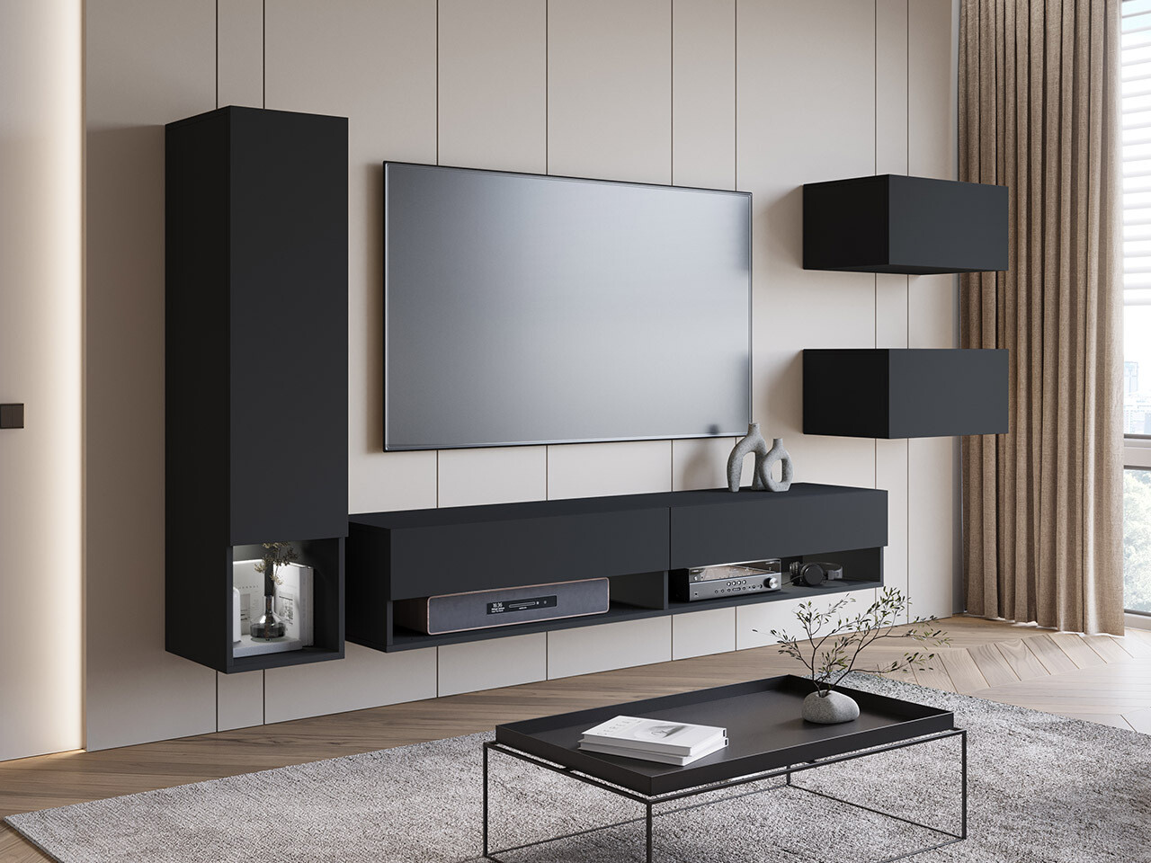 Набор для гостиной Sarasota 124 (Графит)