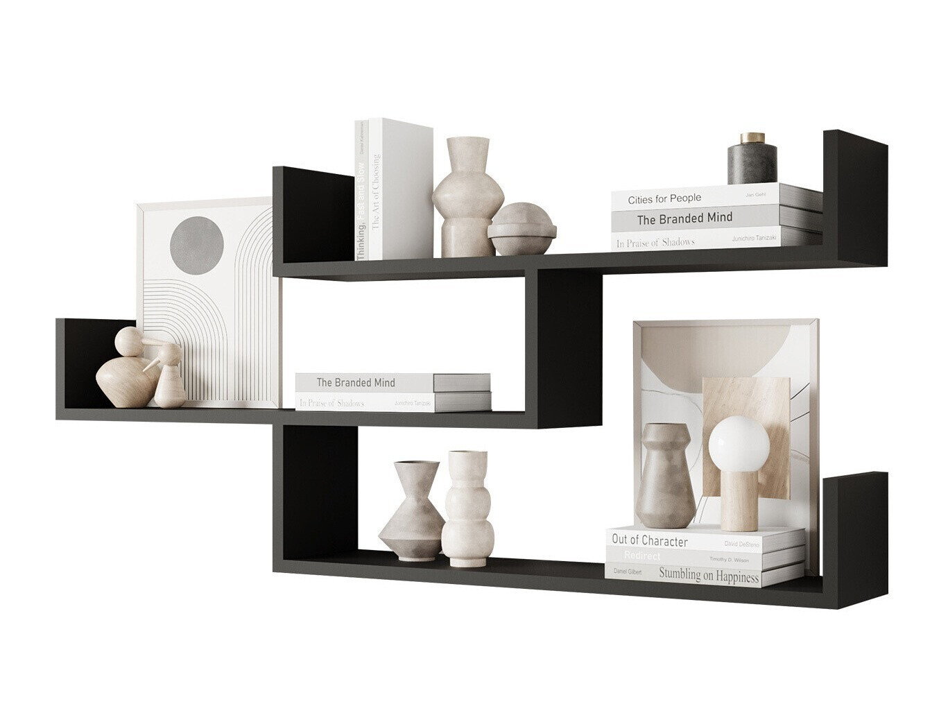 Настенная полка Sarasota 104 (Графит)