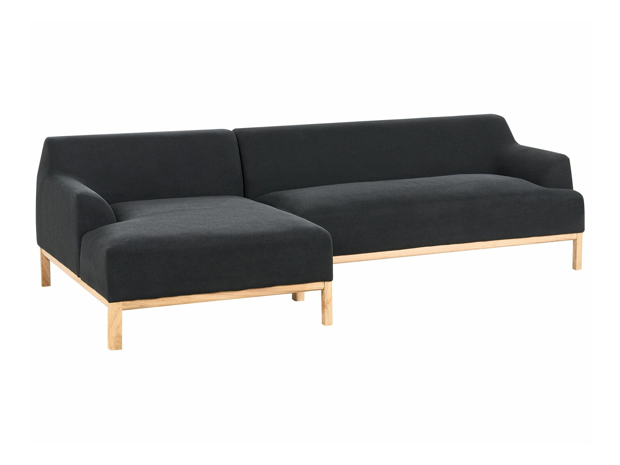 Stūra dīvāns Berwyn 2229 (Melns)