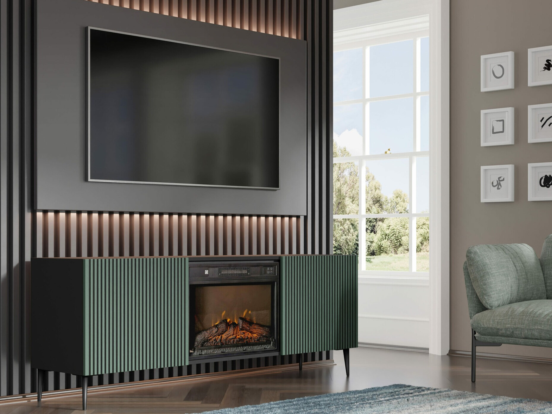 Шкафчик Talsalu 111 (Зелёный)