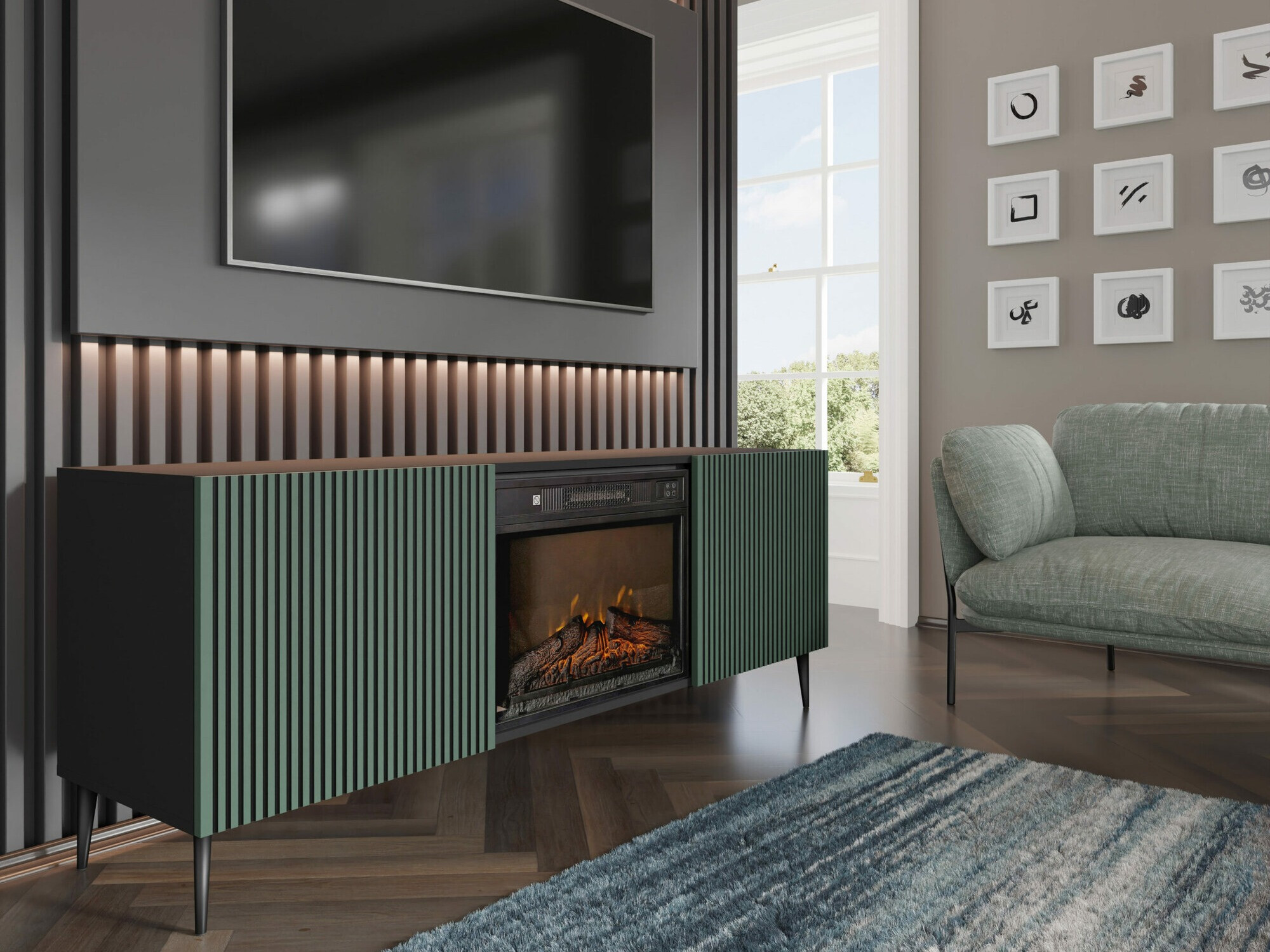 Шкафчик Talsalu 111 (Зелёный)