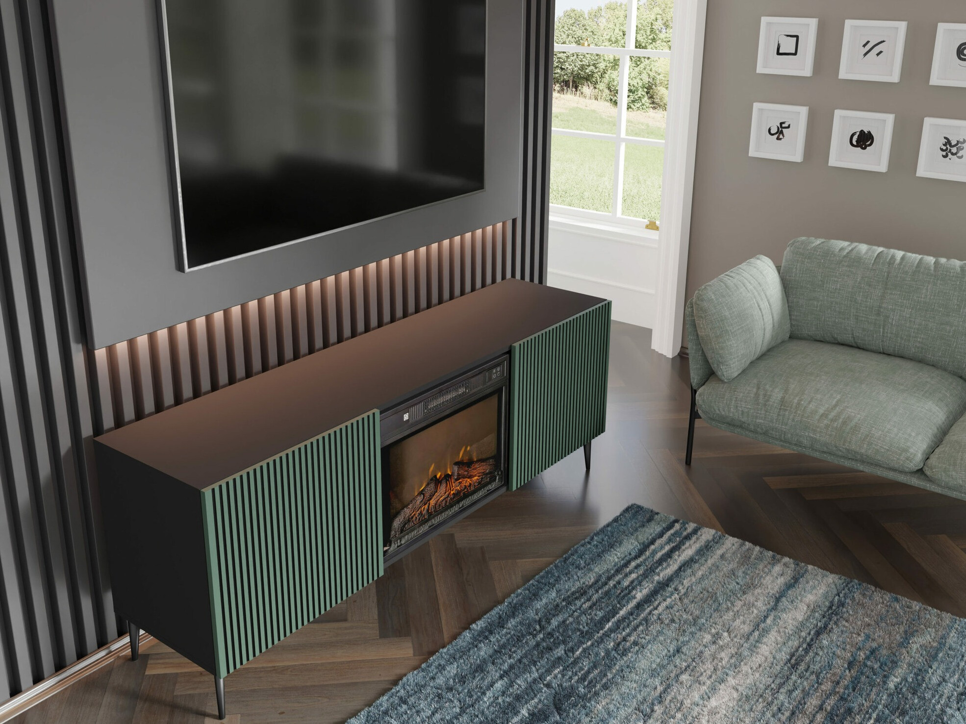 Шкафчик Talsalu 111 (Зелёный)