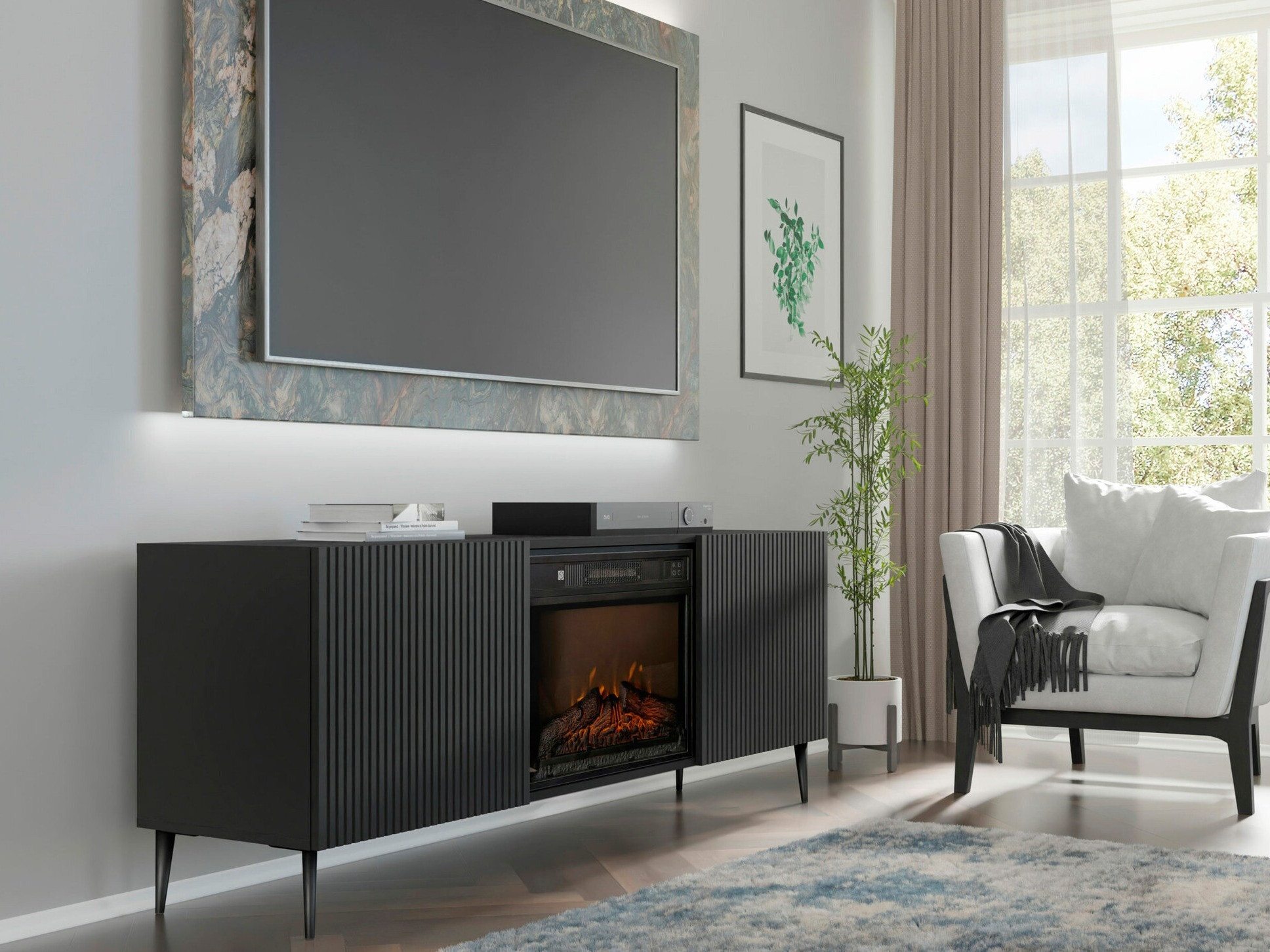 Skapis Talsalu 111 (Melns)